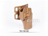 FMA CQC Serpa Holster Glock 17 Polymer BK TB1156-DE